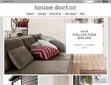 Tablet Screenshot of en.housedoctor.dk